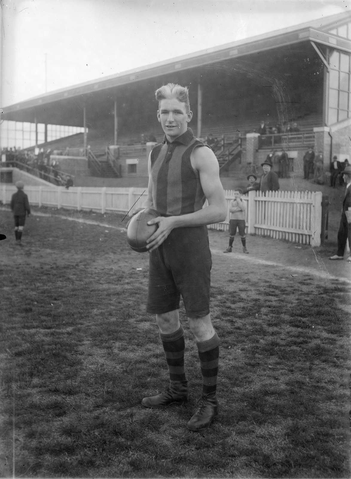 Port Melbourne (VFA) ruckman Ted Hyde 1928