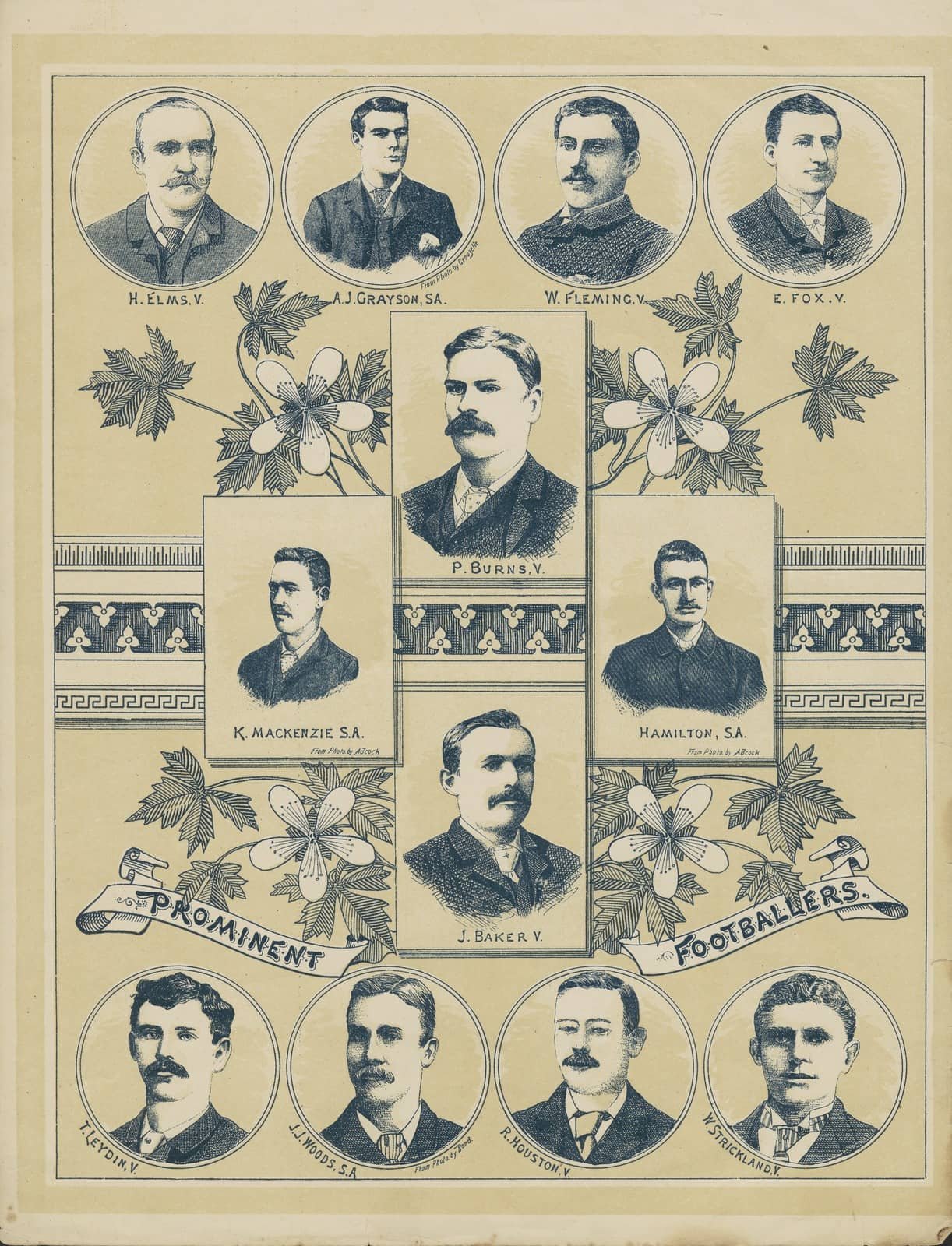 Prominent footballers 1891