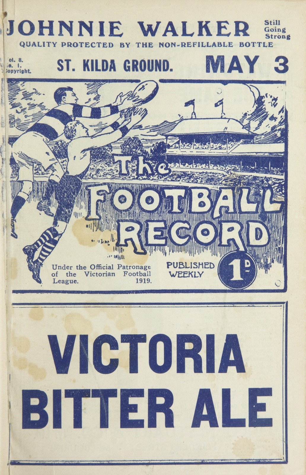 Football Record No 1 1919