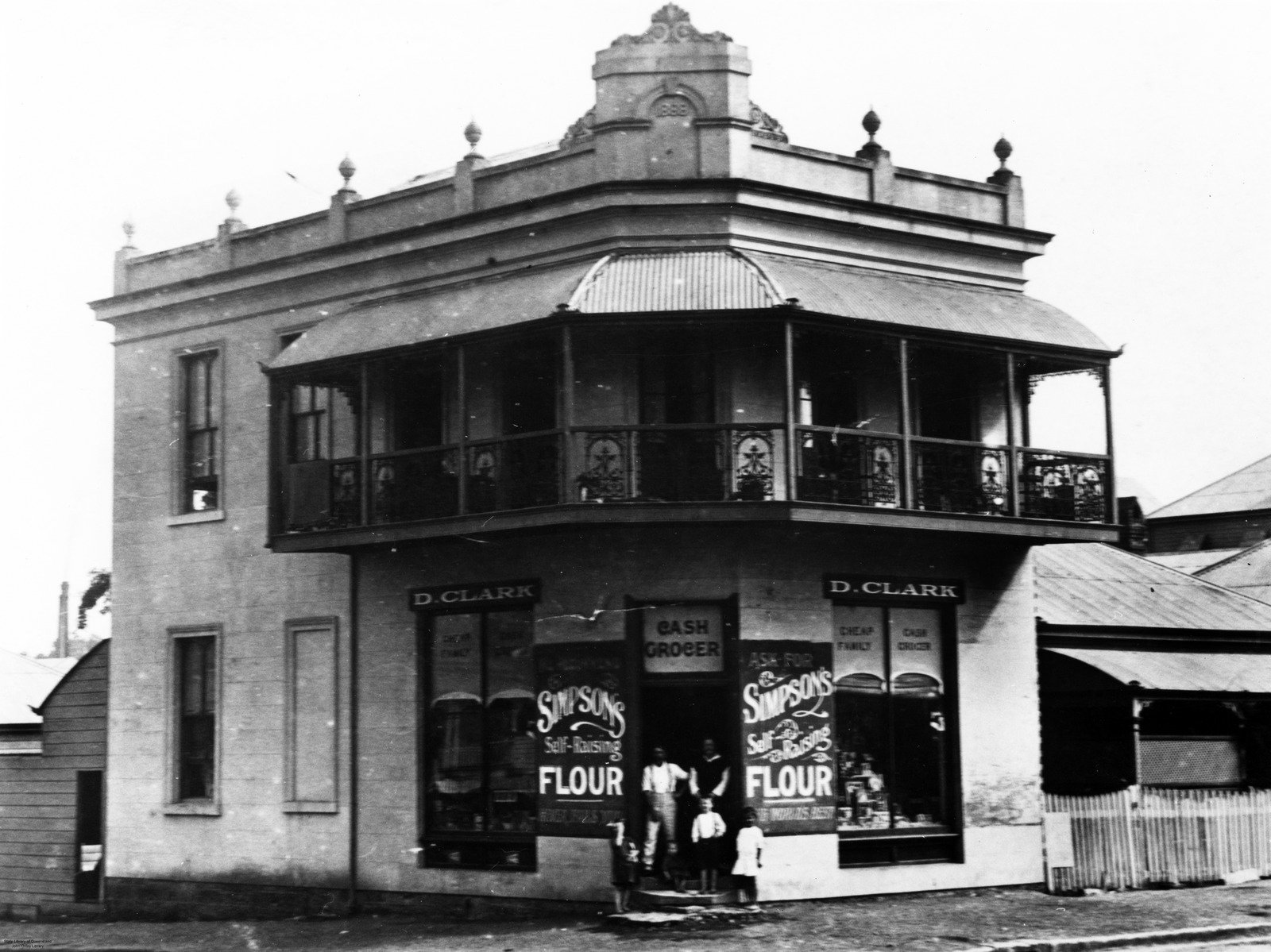 D. Clark's grocery shop, South Brisbane, ca. 1916.jpg