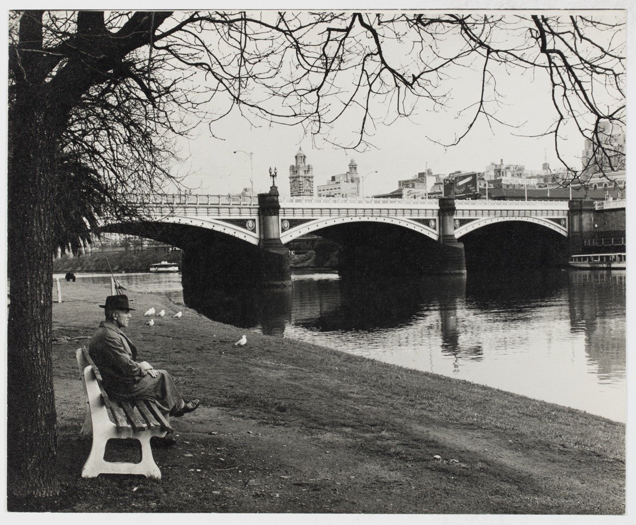 River Yarra and Princes Bridge, 1958