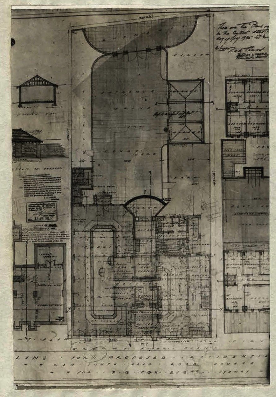 Golden Sheaf Hotel, Double Bay Photo of Plans 1936