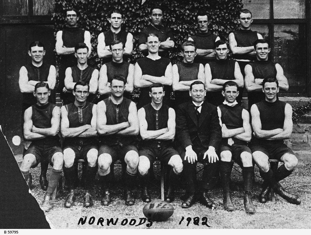 Members of Norwood football team, 1922