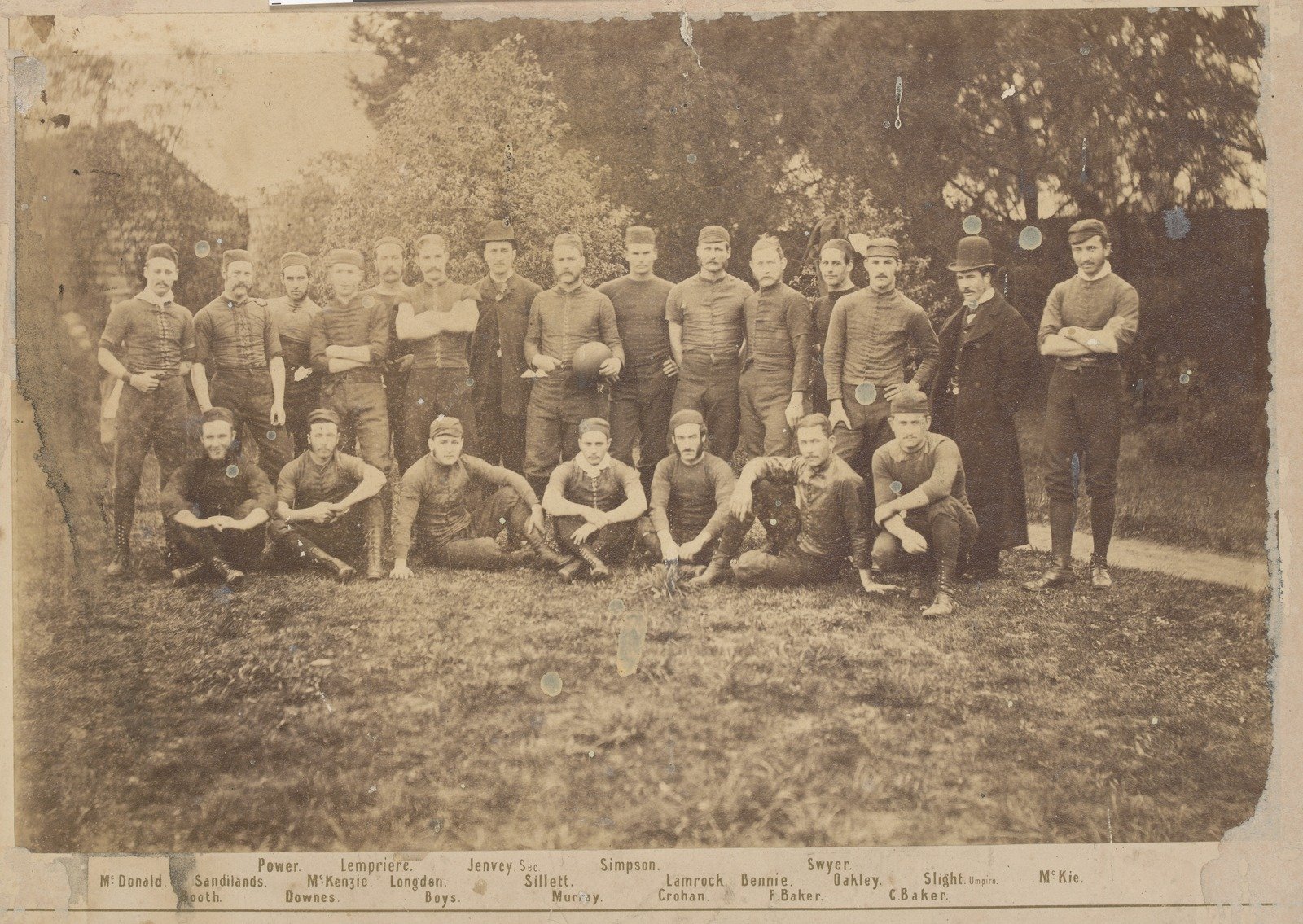 Melbourne Football 1st Twenty. Season 1879