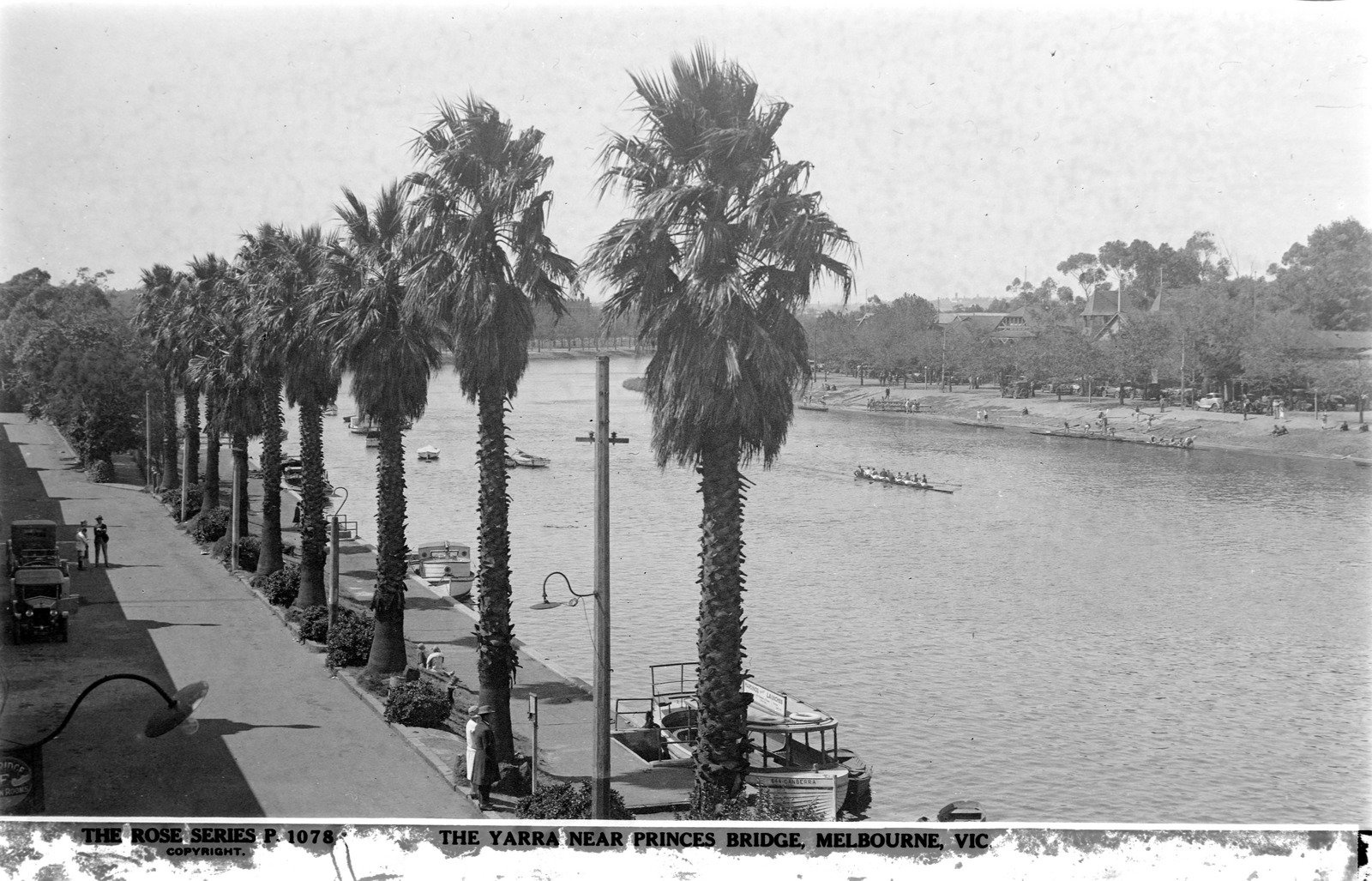 The Yarra River Near Princes Bridge 1930s