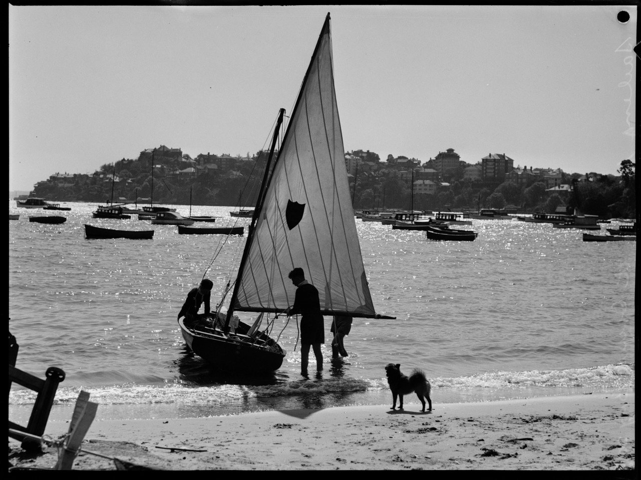 Sailing boats Double Bay, 20 September 1937 1