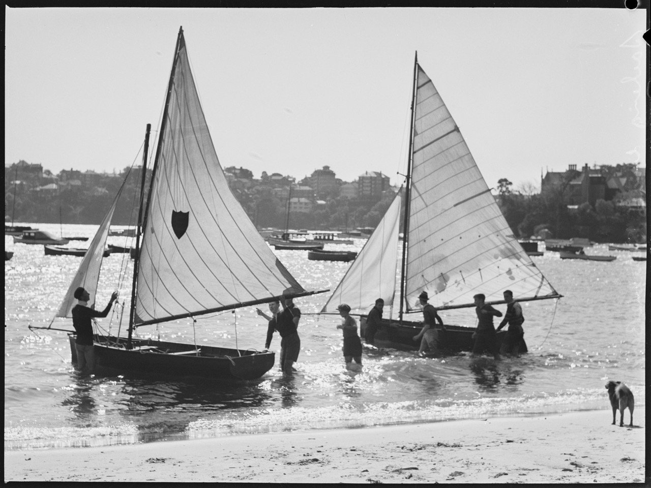 Sailing boats Double Bay, 20 September 1937 2