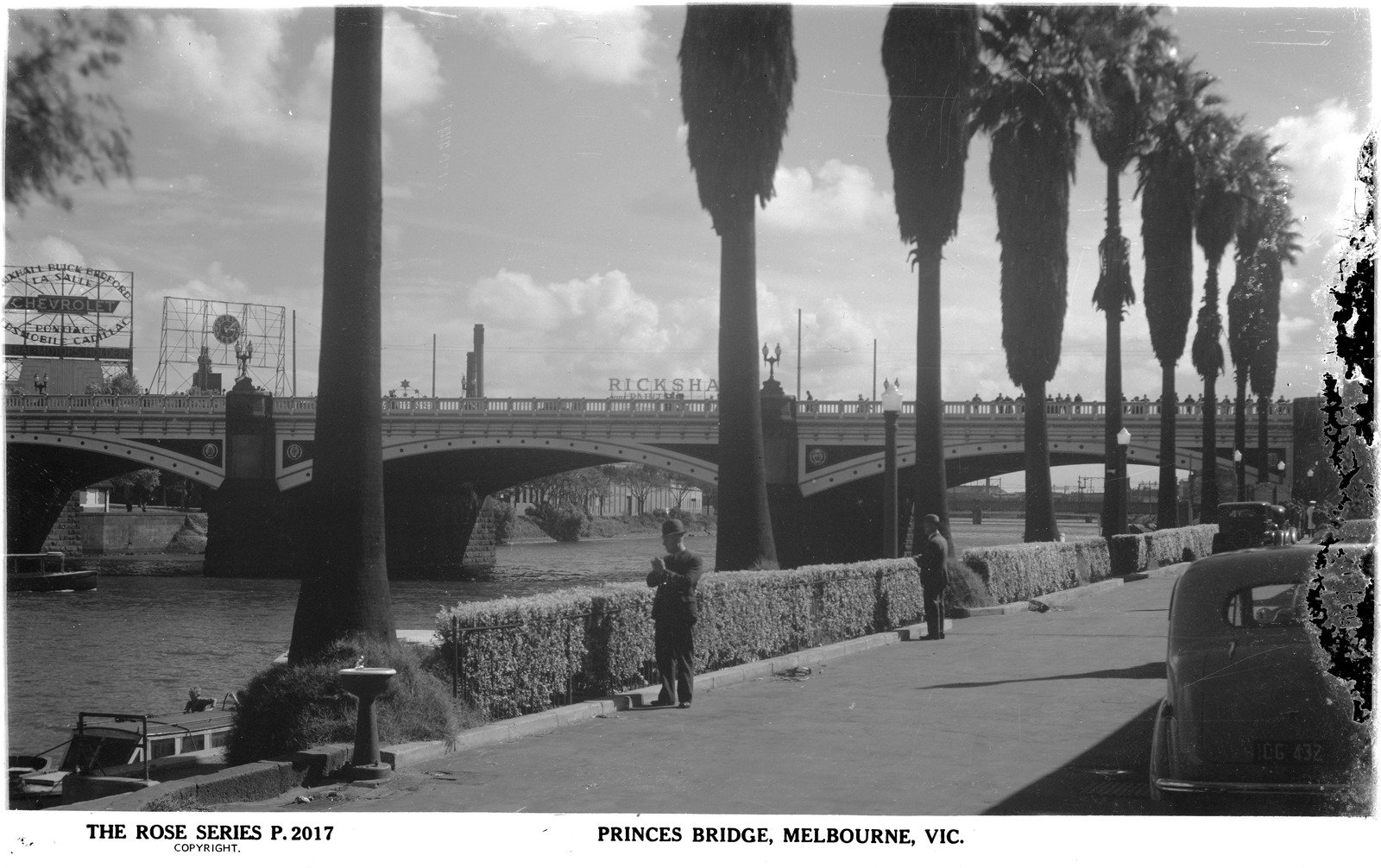 Princes Bridge, Melbourne 1940s