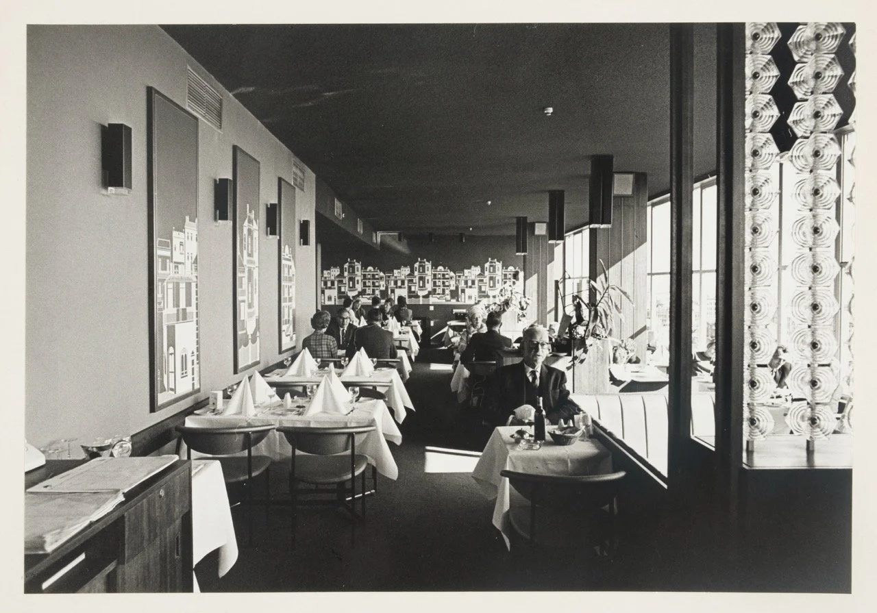Top of the Cross Restaurant, Darlinghurst 1967
