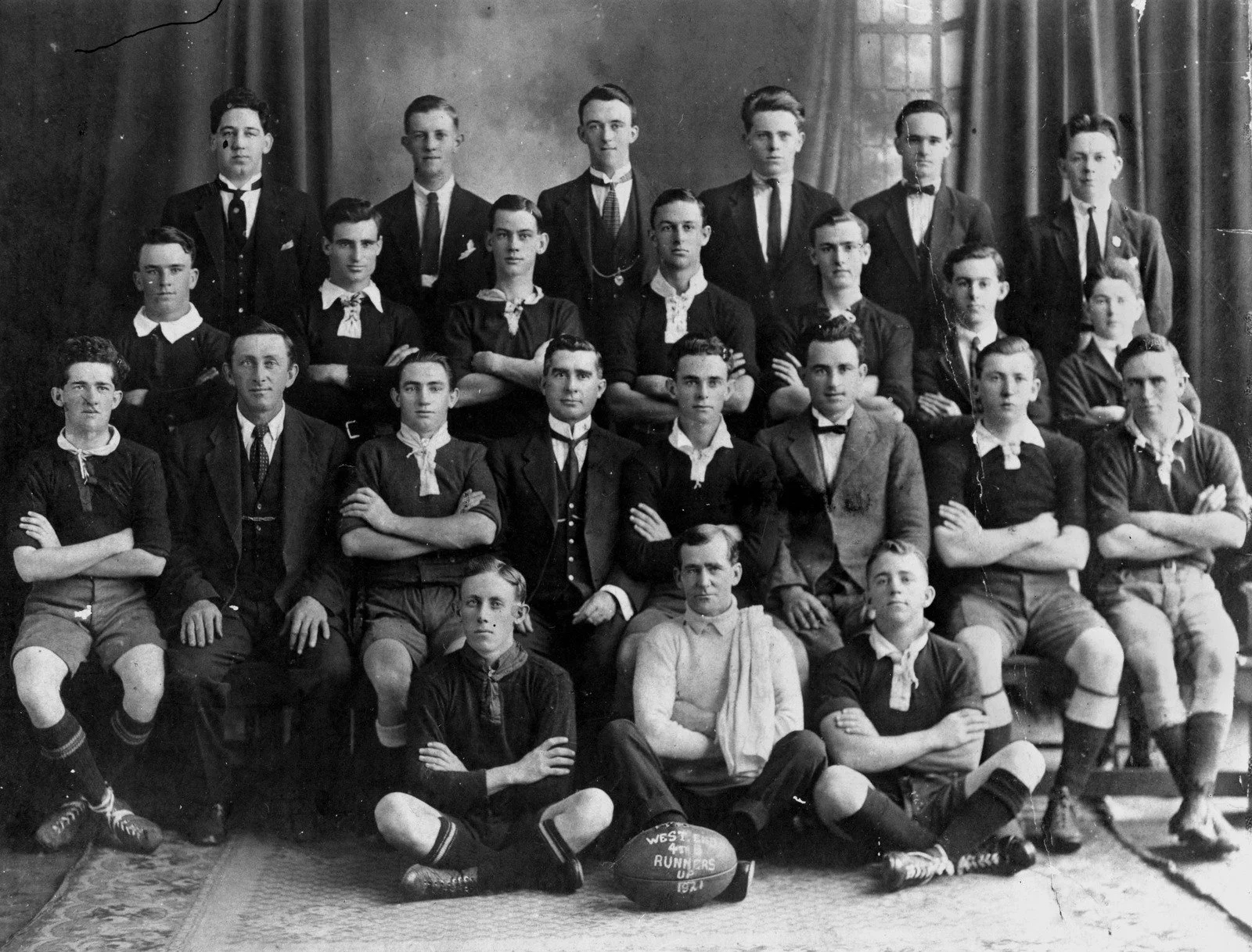 West End Junior Rugby League Club, 4th B Runners-up, 1921