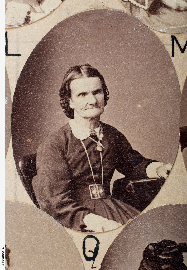 Hotel Founders (Small Use). Elizabeth Hannah Hobbs, c. 1816-1896; nee Lucas, married Frederick Hobbs. Arrived in South Australia in January 1837 on board the ship the "Coromandel". Resided in Adelaide, Norwood. Worked as a publican, fruiterer.