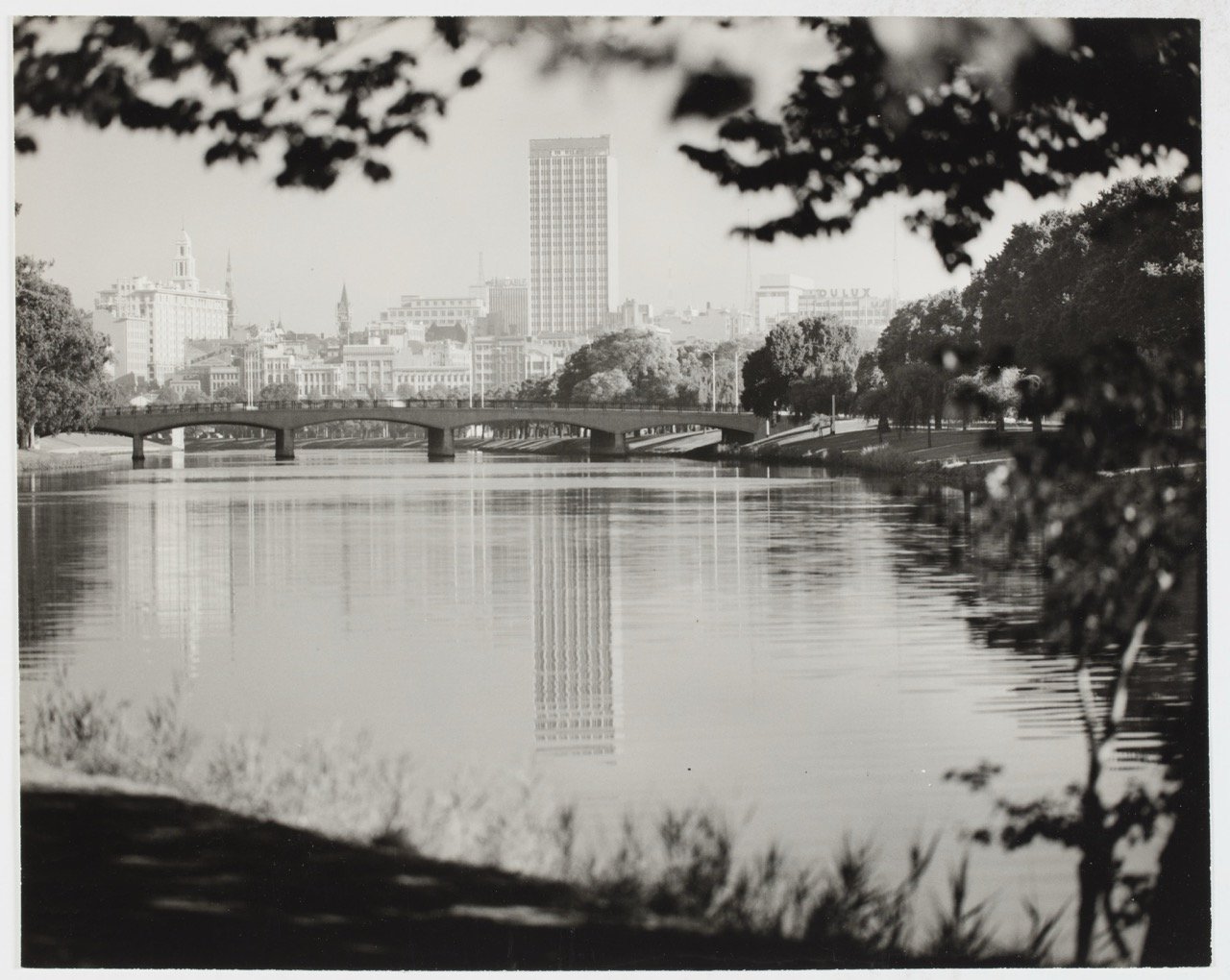 Looking down the Yarra to the City 1958