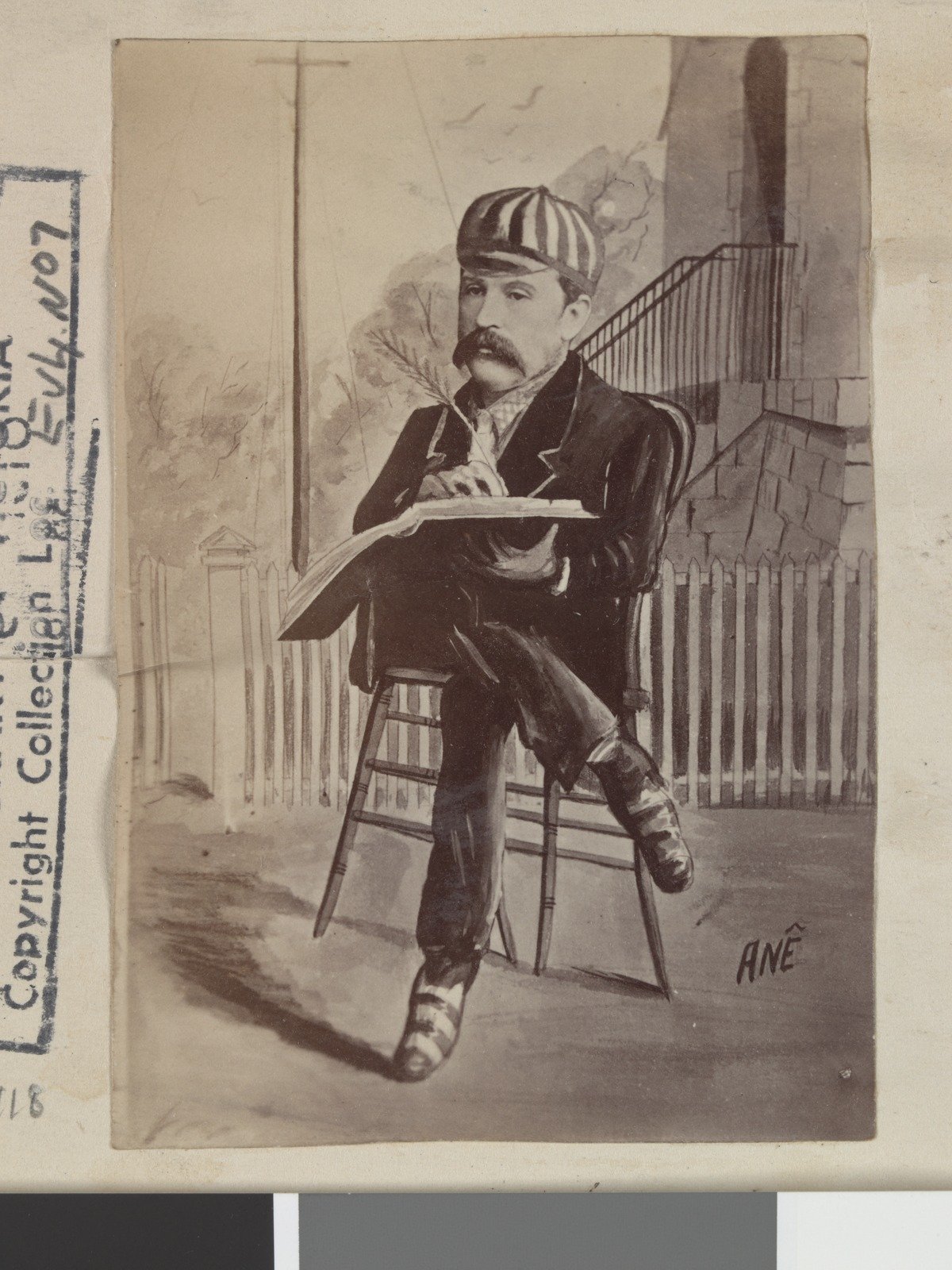 Collectable Card Australian cricketers, Conway  1878