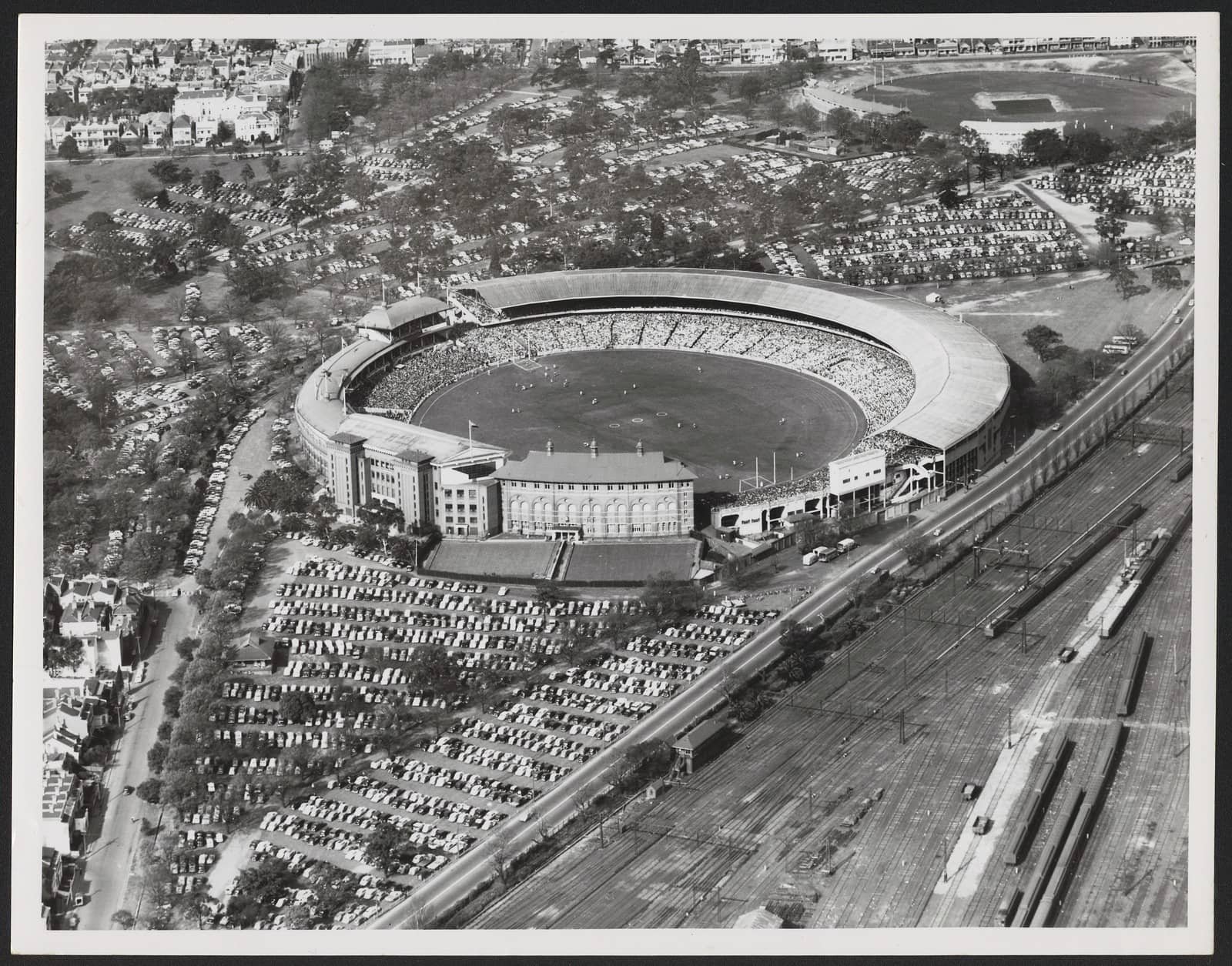 Aerial views of the Melbourne Cricket Ground 1952 2