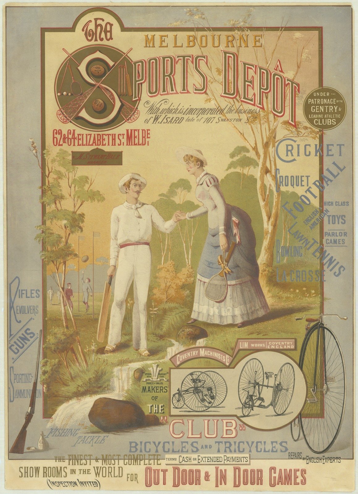 The Melbourne Sports Depot Cover art 1885