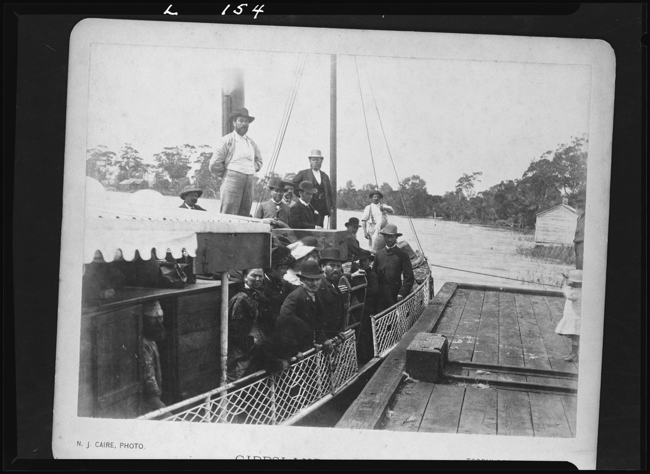 S.S. Bogong" at Metung jetty 1884