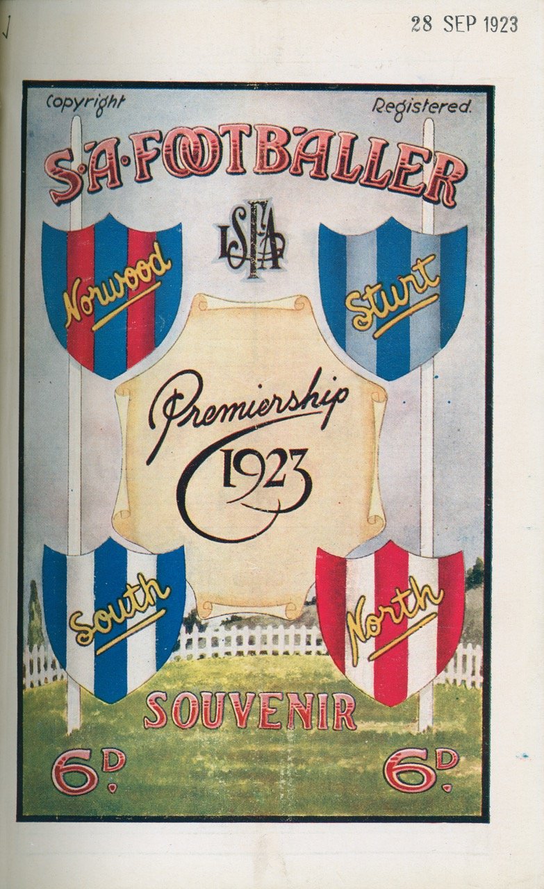 S.A. Footballer 1923 cover