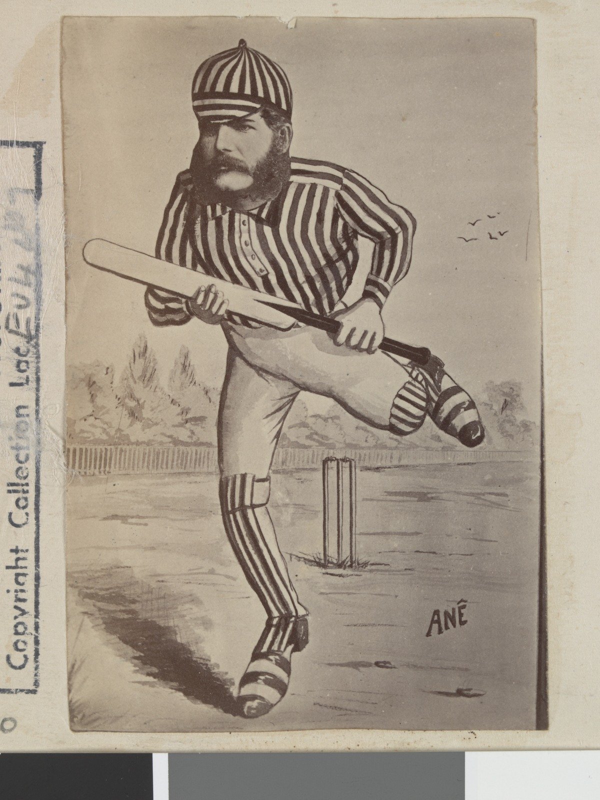 Collectable Card Australian cricketers, Bailey 1878