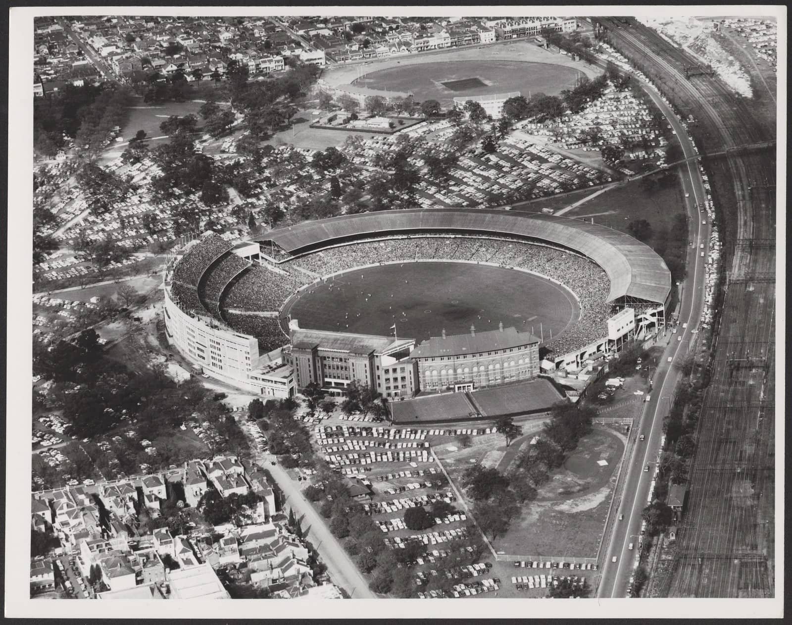Aerial views of the Melbourne Cricket Ground 1952 3