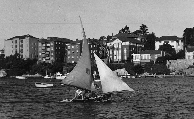 Sailing in Double Bay 1950s