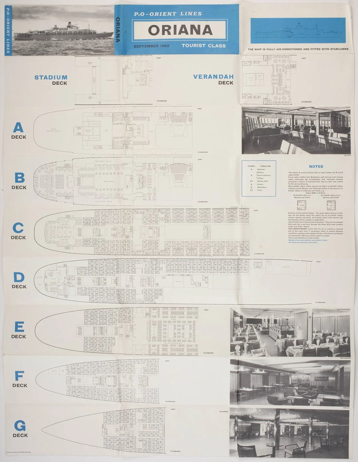 SS Oriana Plans