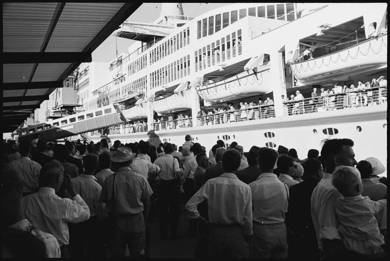 On board Oriana, 1960-8