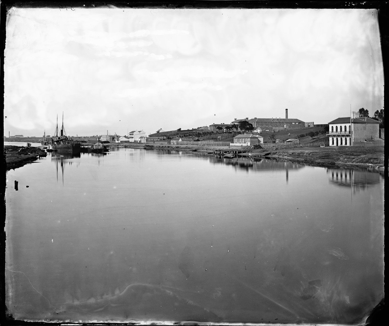 Maribyrnong River at Footscray 1870-75