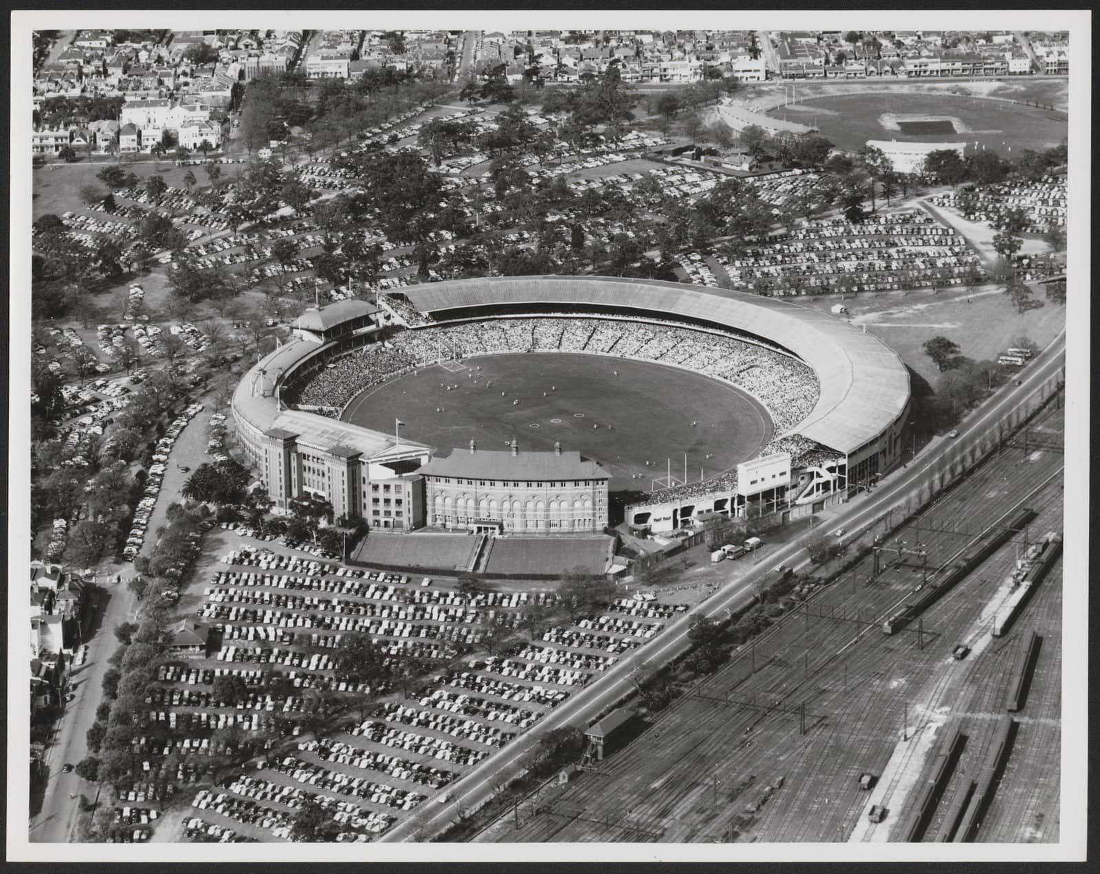 Aerial views of the Melbourne Cricket Ground 1952 9