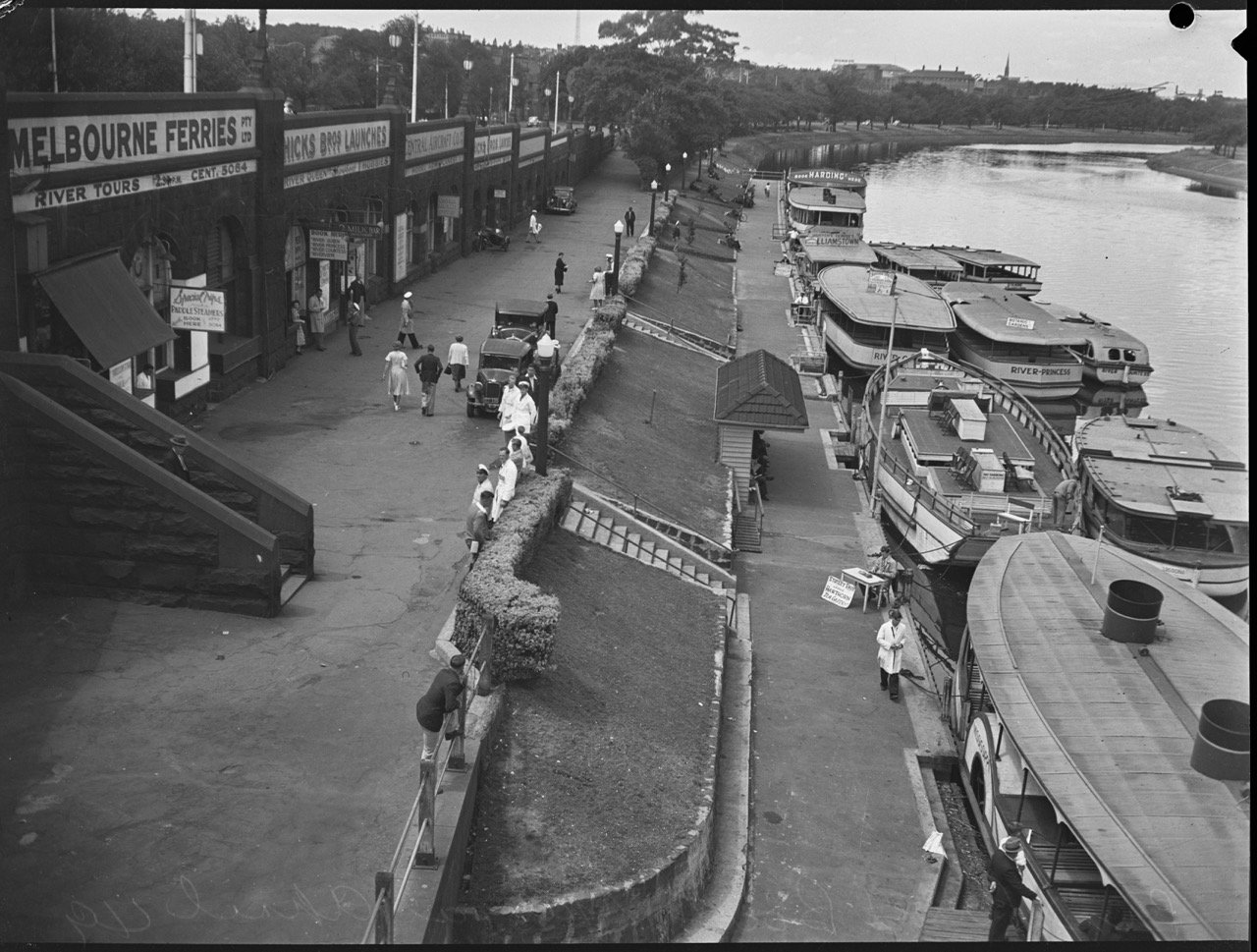River Boats on Yarra Ferry Zone 1949