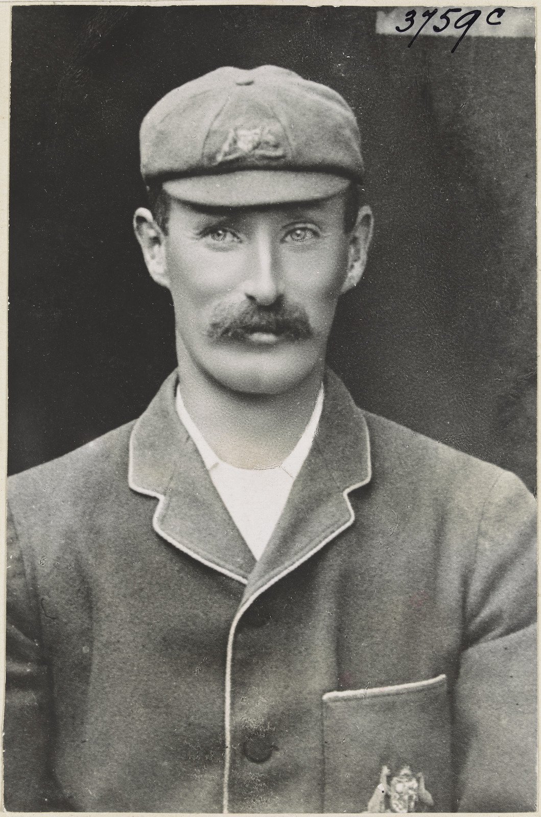 Portrait photograph of cricketer Charles McLeod 1905