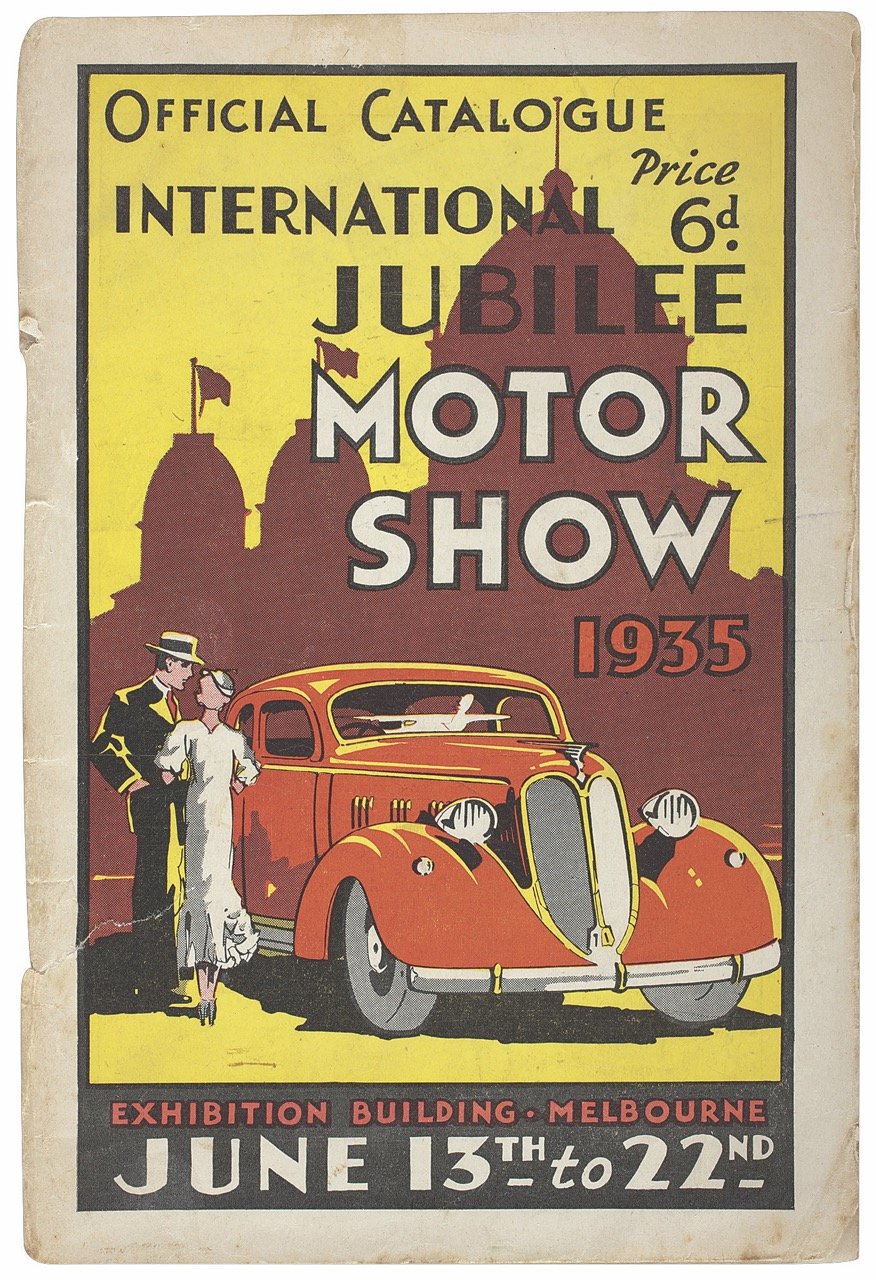 International Jubilee Motor Show, Exhibition Building, Melbourne 1935.