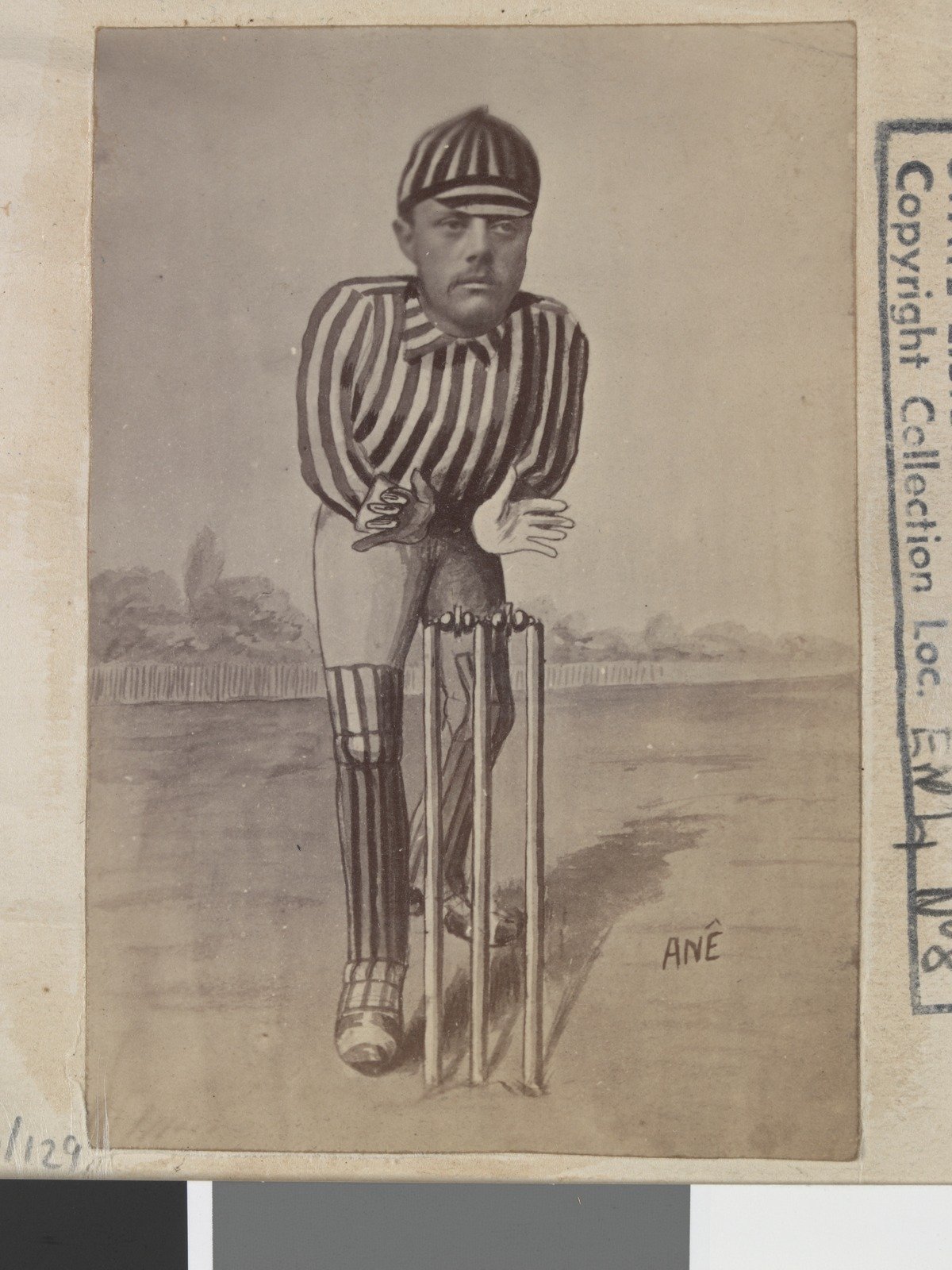 Collectable Card Australian cricketers, Murdock 1878