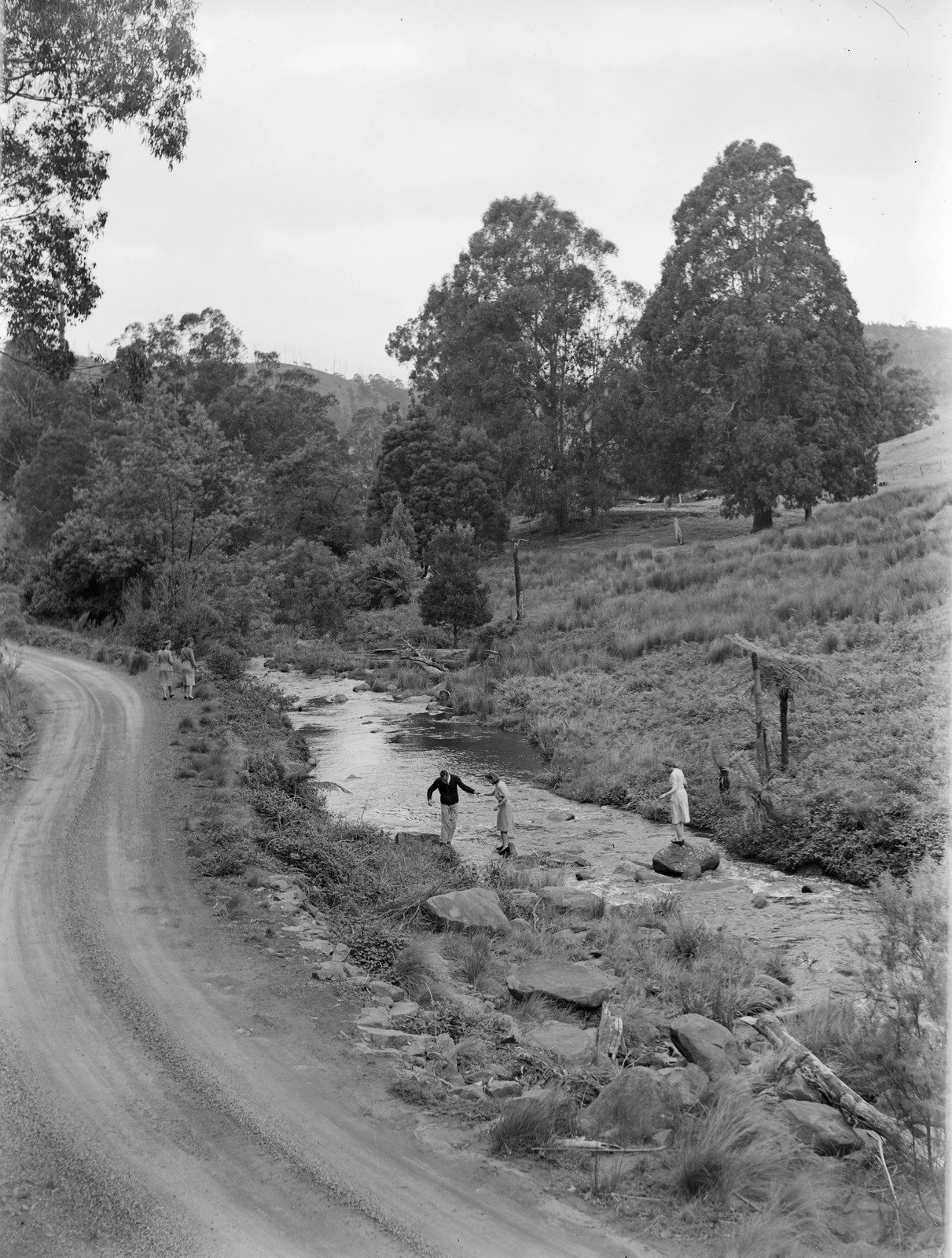 Falls of Yarra River, Yarra Valley 1946