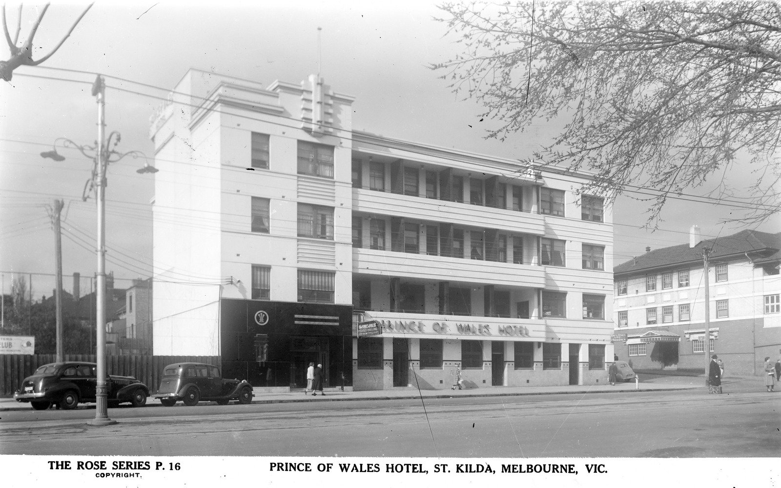 Prince Of Wales Hotel, St. Kilda, Melbourne, Vic 1930-40
