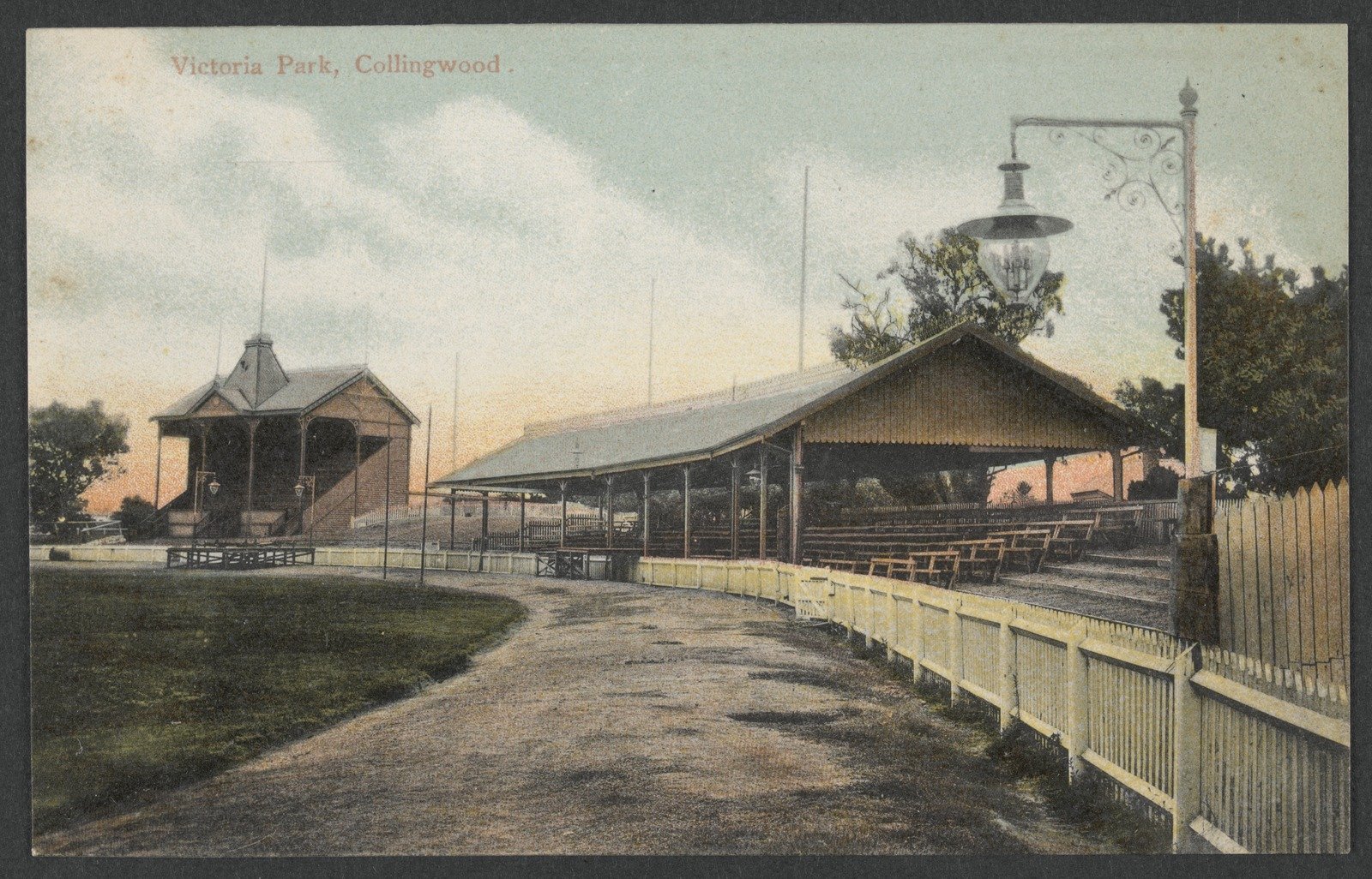 Victoria Park, Collingwood Postcard 1900