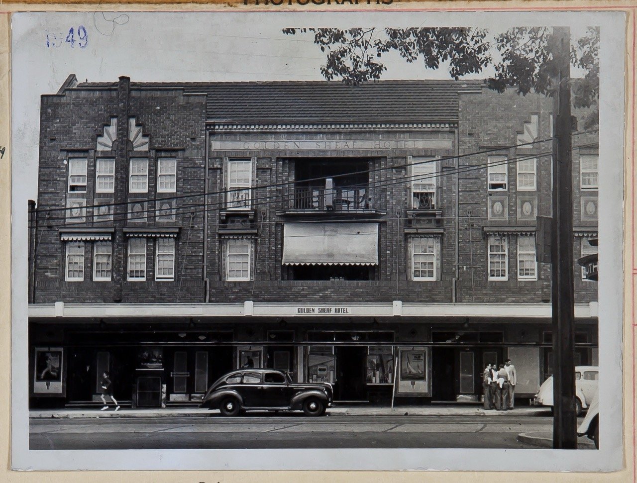 Golden Sheaf Hotel card 4 side 2 1950s