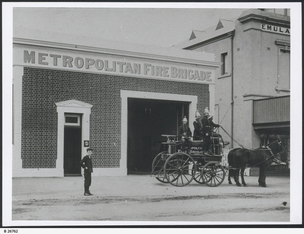 The first fire station at Norwood near the Town Hall, now demolished c1900 2