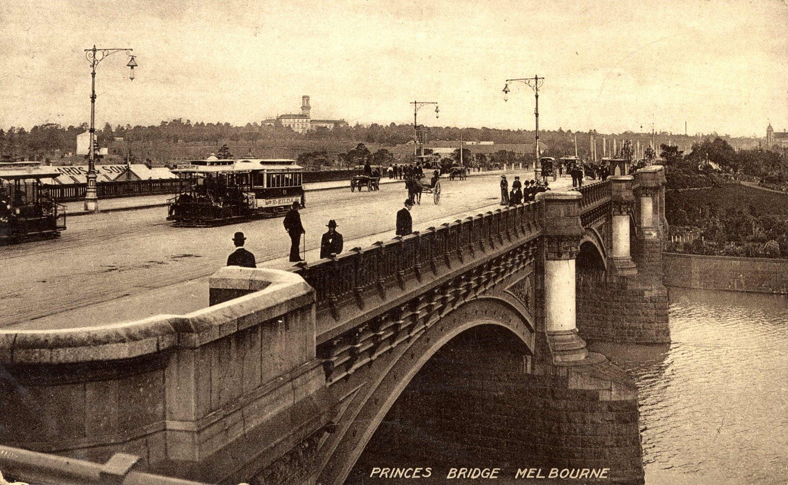 Princes Bridge Melbourne 1906