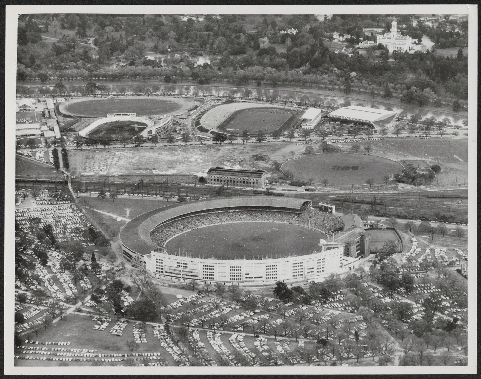 Aerial views of the Melbourne Cricket Ground 1952 6