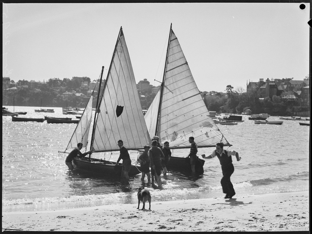 Sailing boats Double Bay, 20 September 1937 1