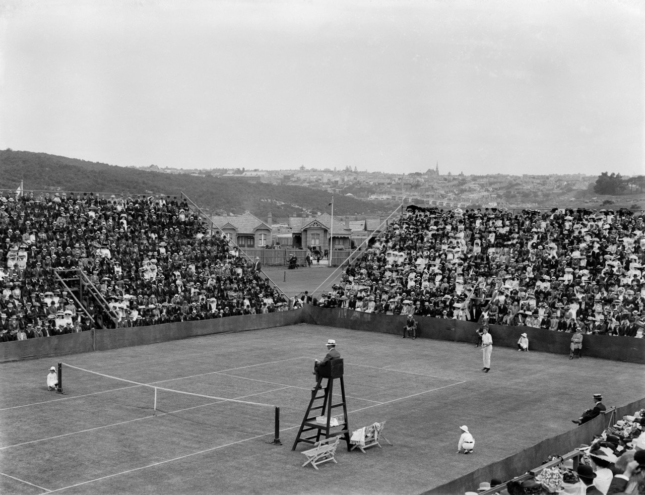 International Lawn Tennis Challenge in Double Bay Grounds Sydney, 1909