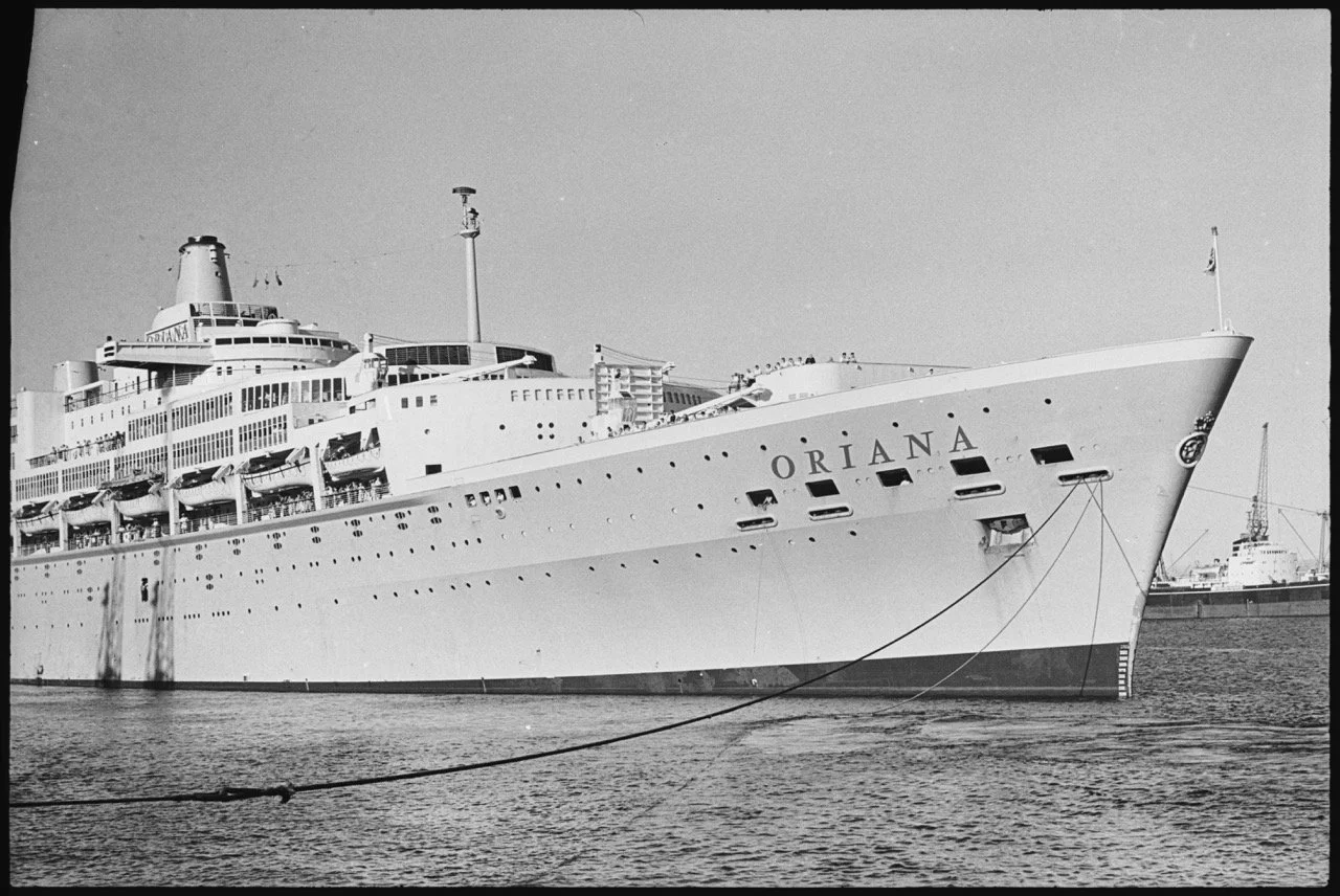 On board Oriana, 1960-4