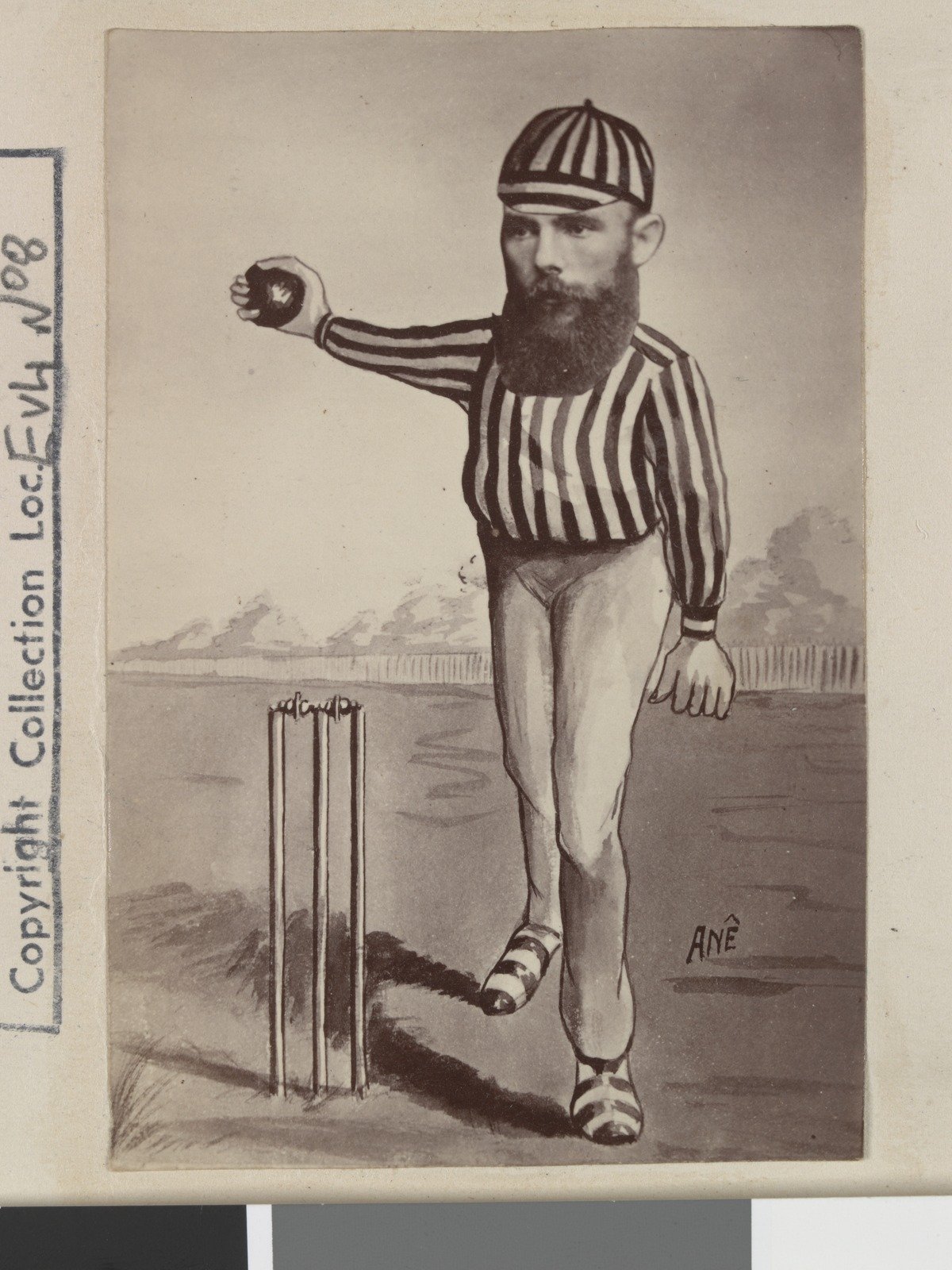 Collectable Card Australian cricketers, Boyle 1878