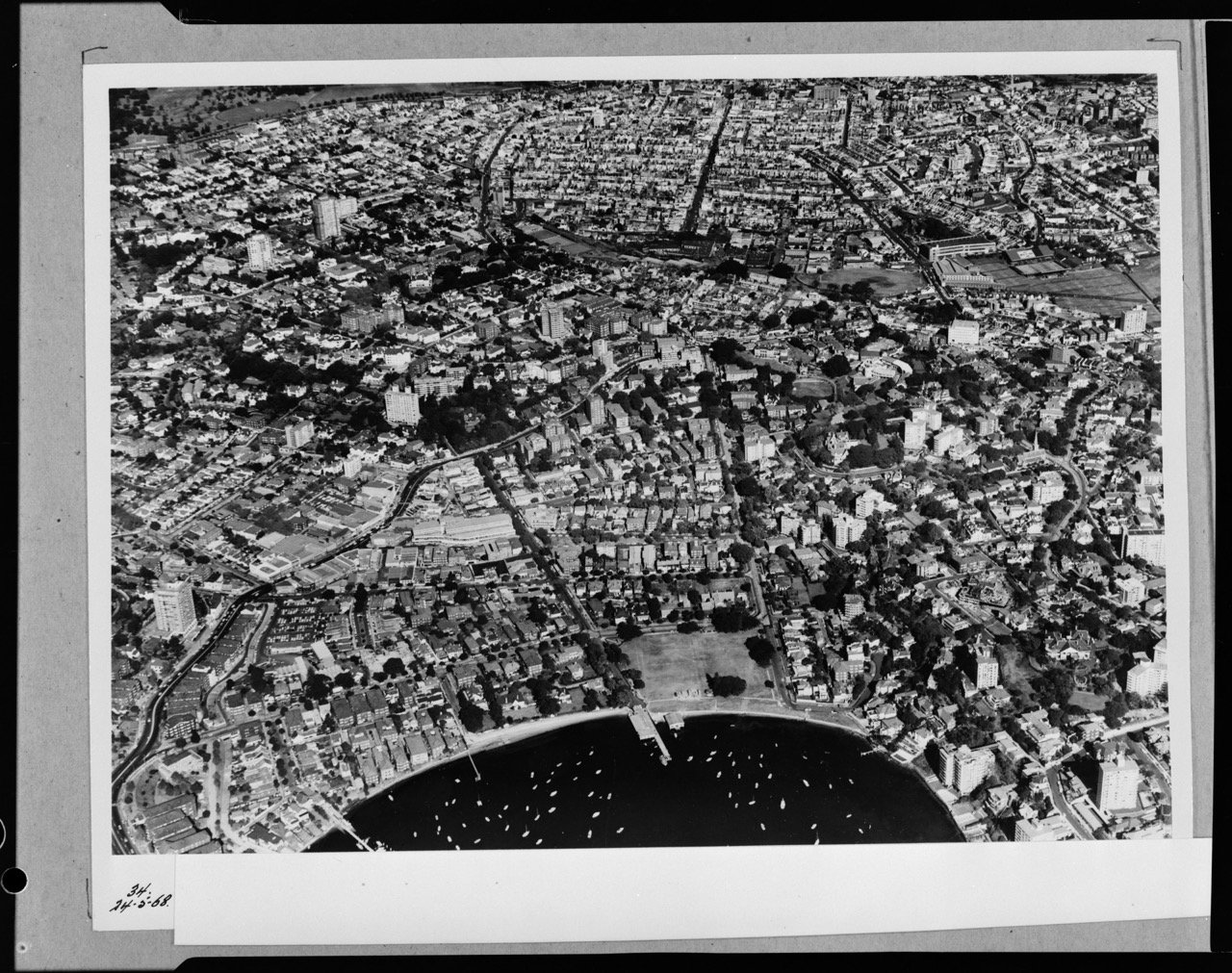 Double Bay aerial 1968