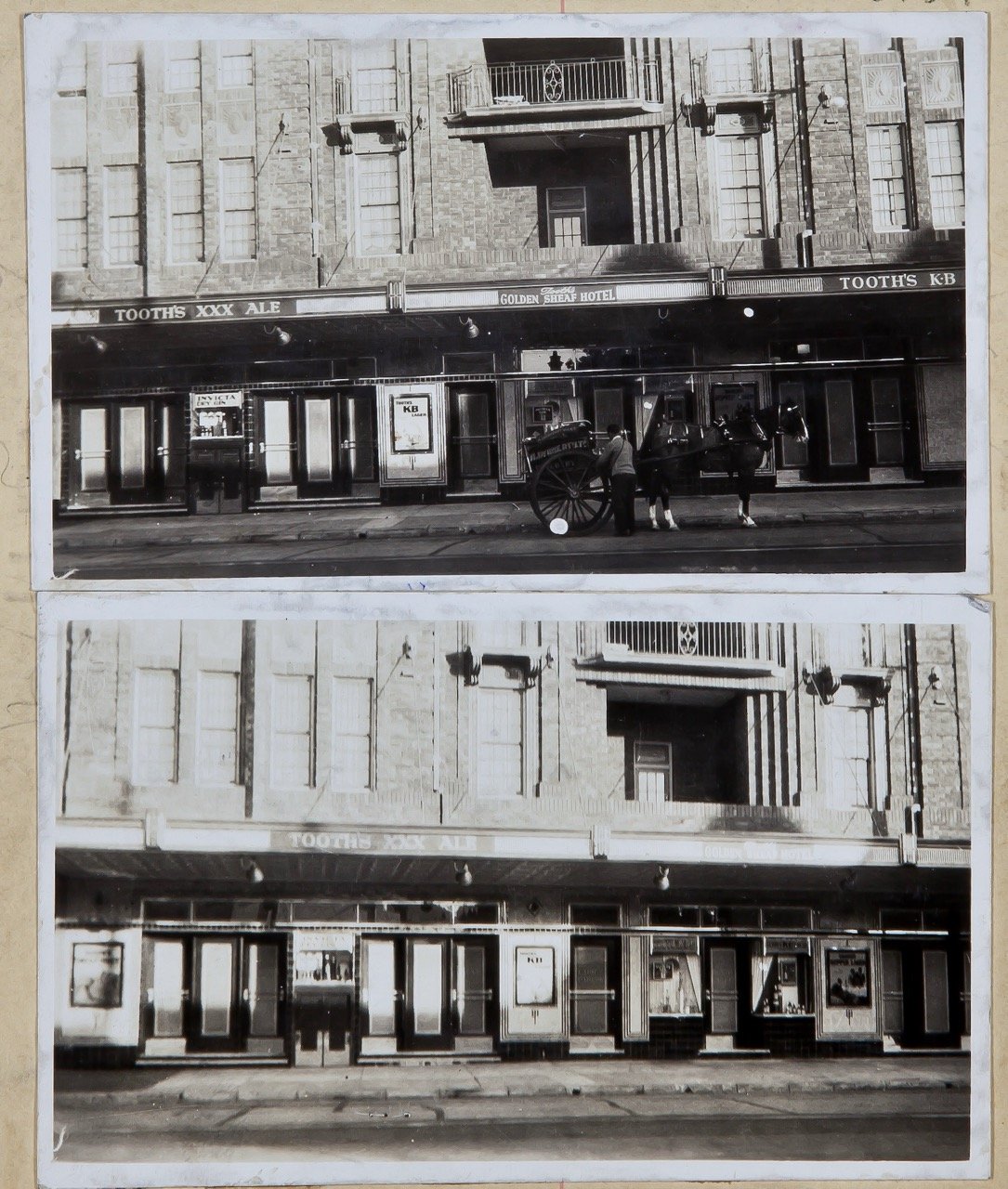 Golden Sheaf Hotel card 2 side 2 1930s