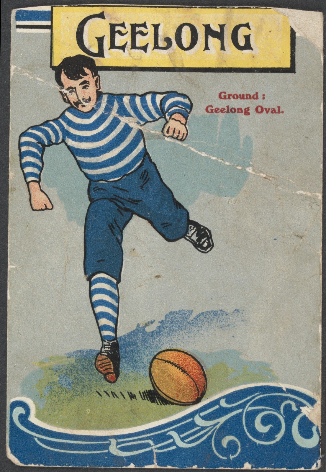 Geelong. Ground Oval 1906