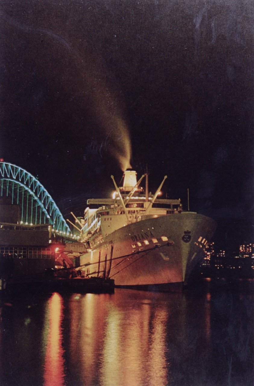 S.S. Oriana at Circular Quay, Sydney, 1967