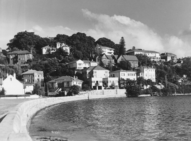 taken from Steyne Park, near Double Bay Wharf 1956