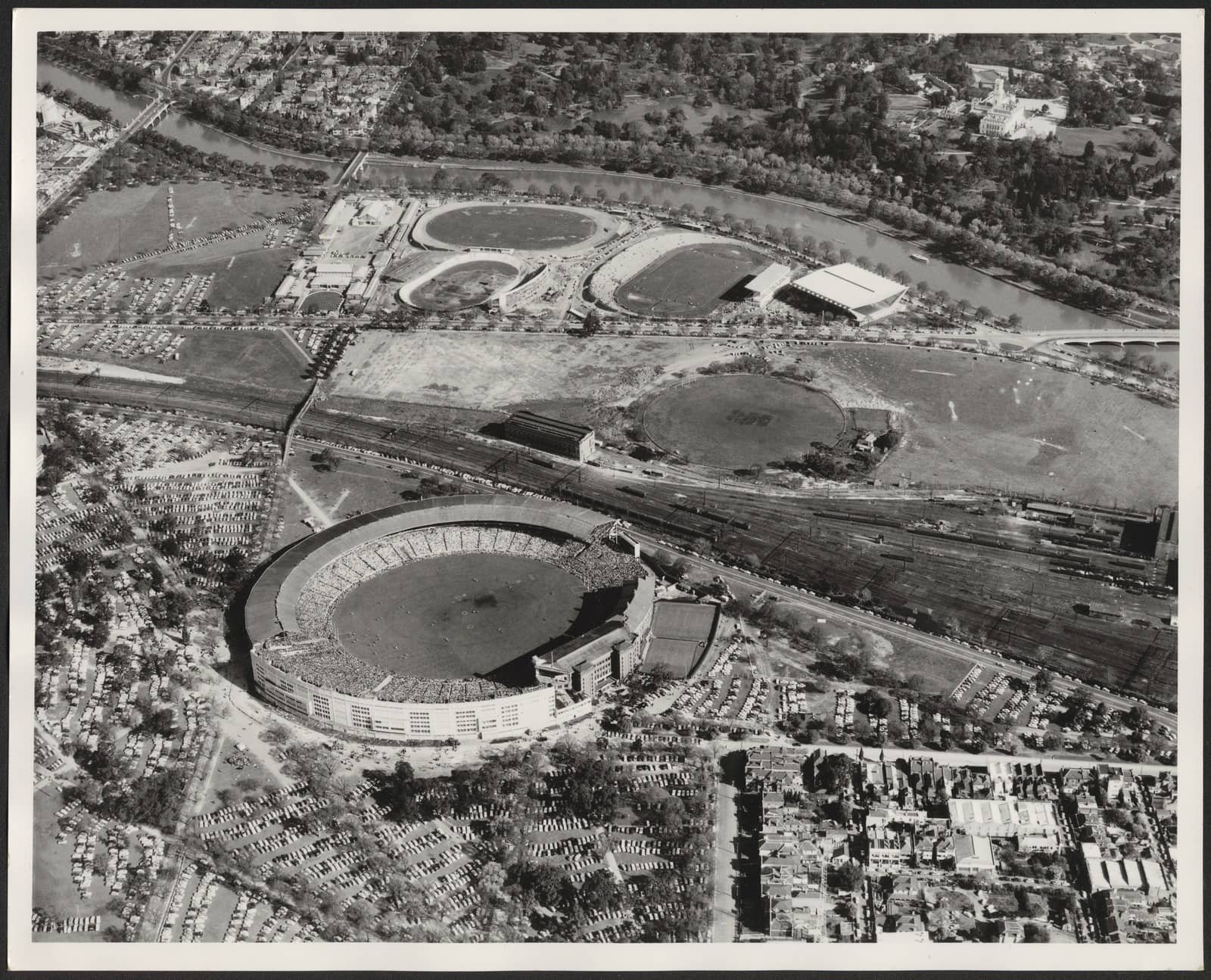 Aerial views of the Melbourne Cricket Ground 1952 7
