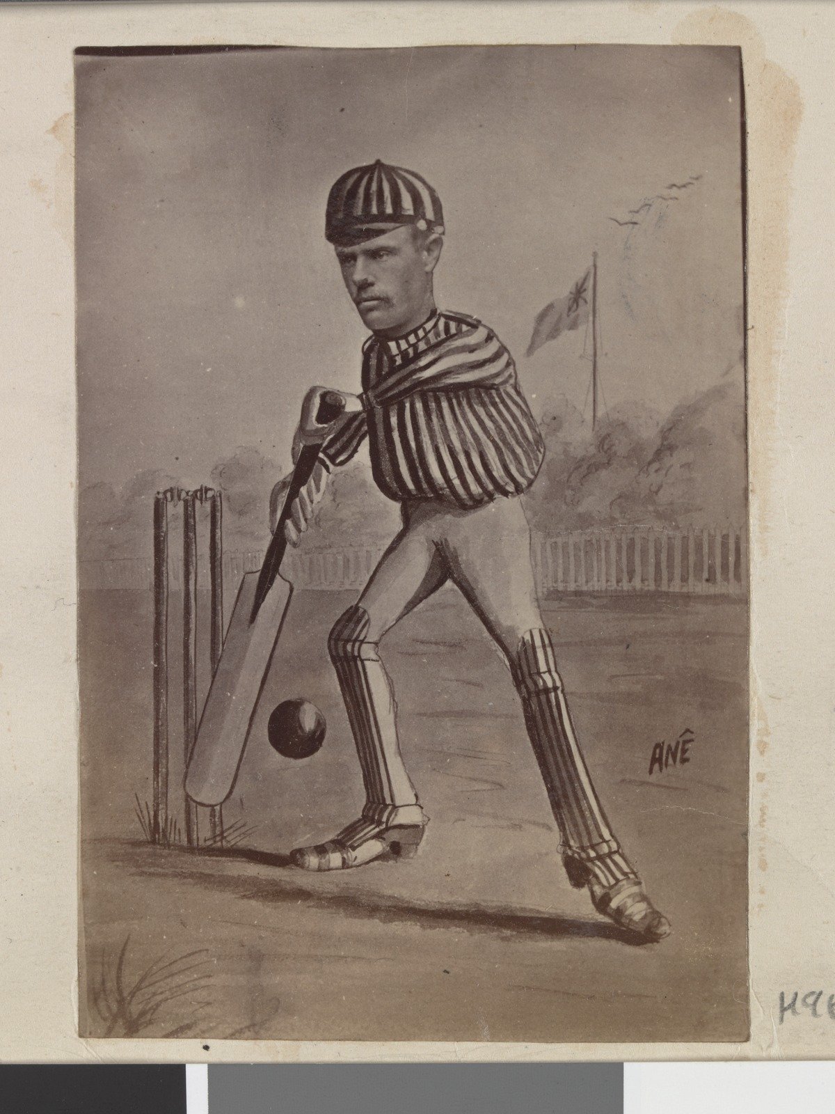 Carlton Football Club player on an oval 1920s 7